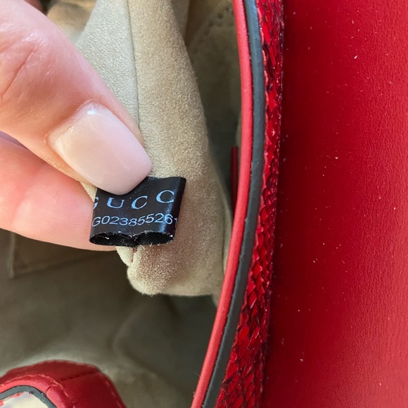 *RARE*Authentic Gucci Padlock Python Mini Backpack - Picture 11 of 15